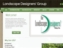 Tablet Screenshot of landscapedesignersgroup.com